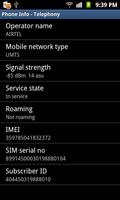 برنامه‌نما Phone Info عکس از صفحه