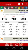 Live 4D Results ảnh chụp màn hình 1