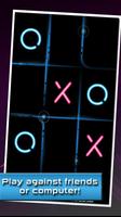 Tic Tac Toe Glow-poster