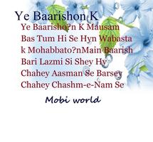 Barish Shayari تصوير الشاشة 1