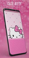 Cute Kitty Wallpaper kawaii HD постер