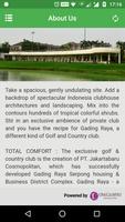 Gading Raya Padang Golf & Klub capture d'écran 2