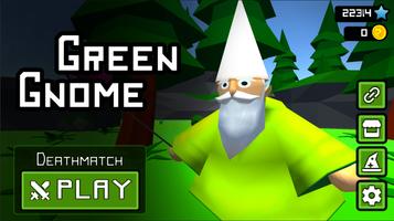 The Green Wizard Gnome الملصق