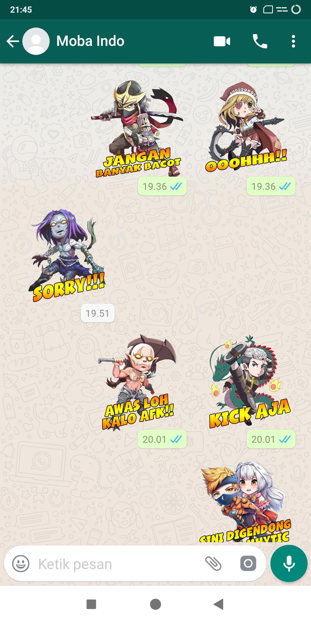 40+ Trend Terbaru Emoticon Stiker Mobile Legends