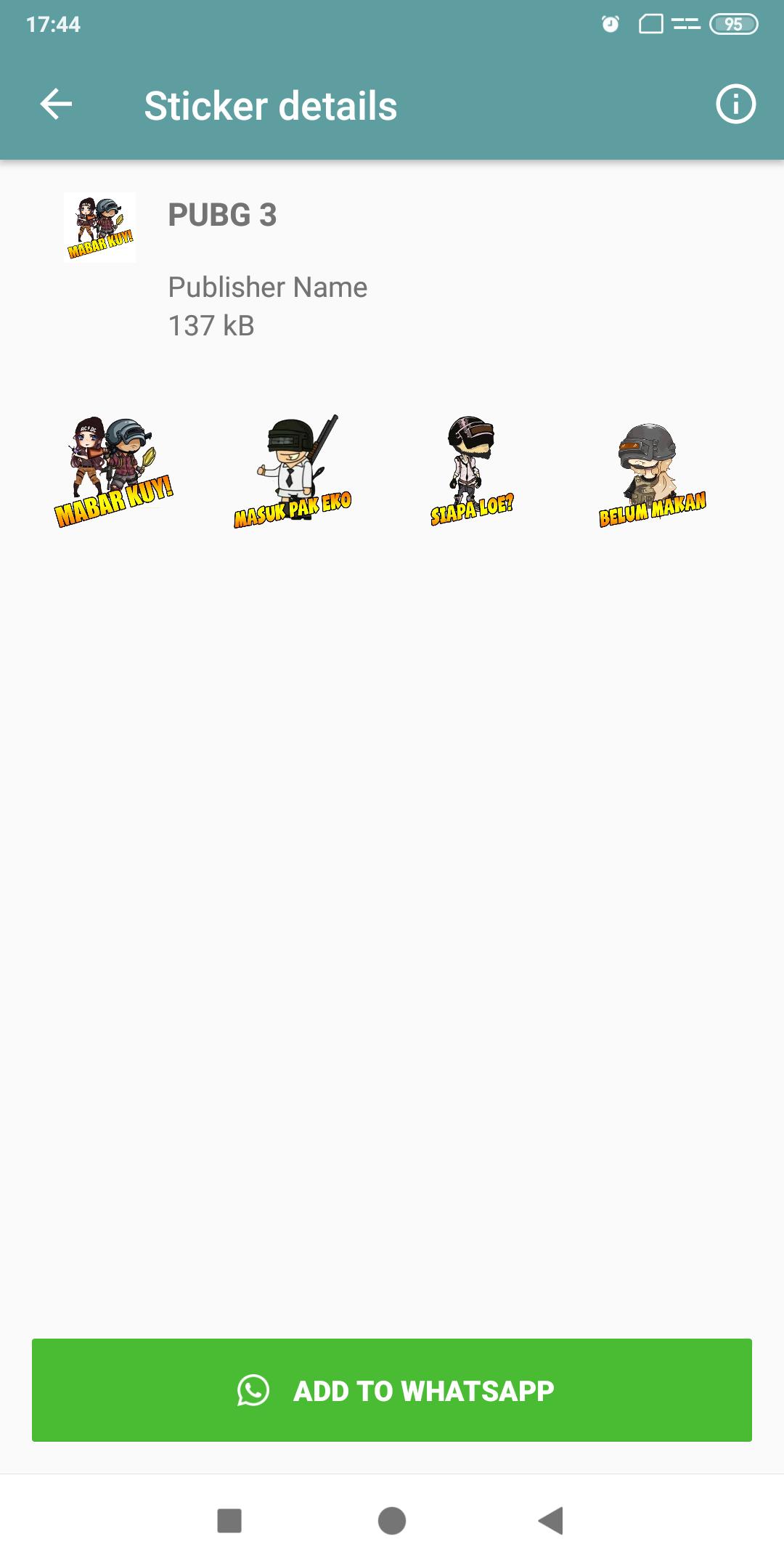 Stickers Pubg For Wa For Android Apk Download