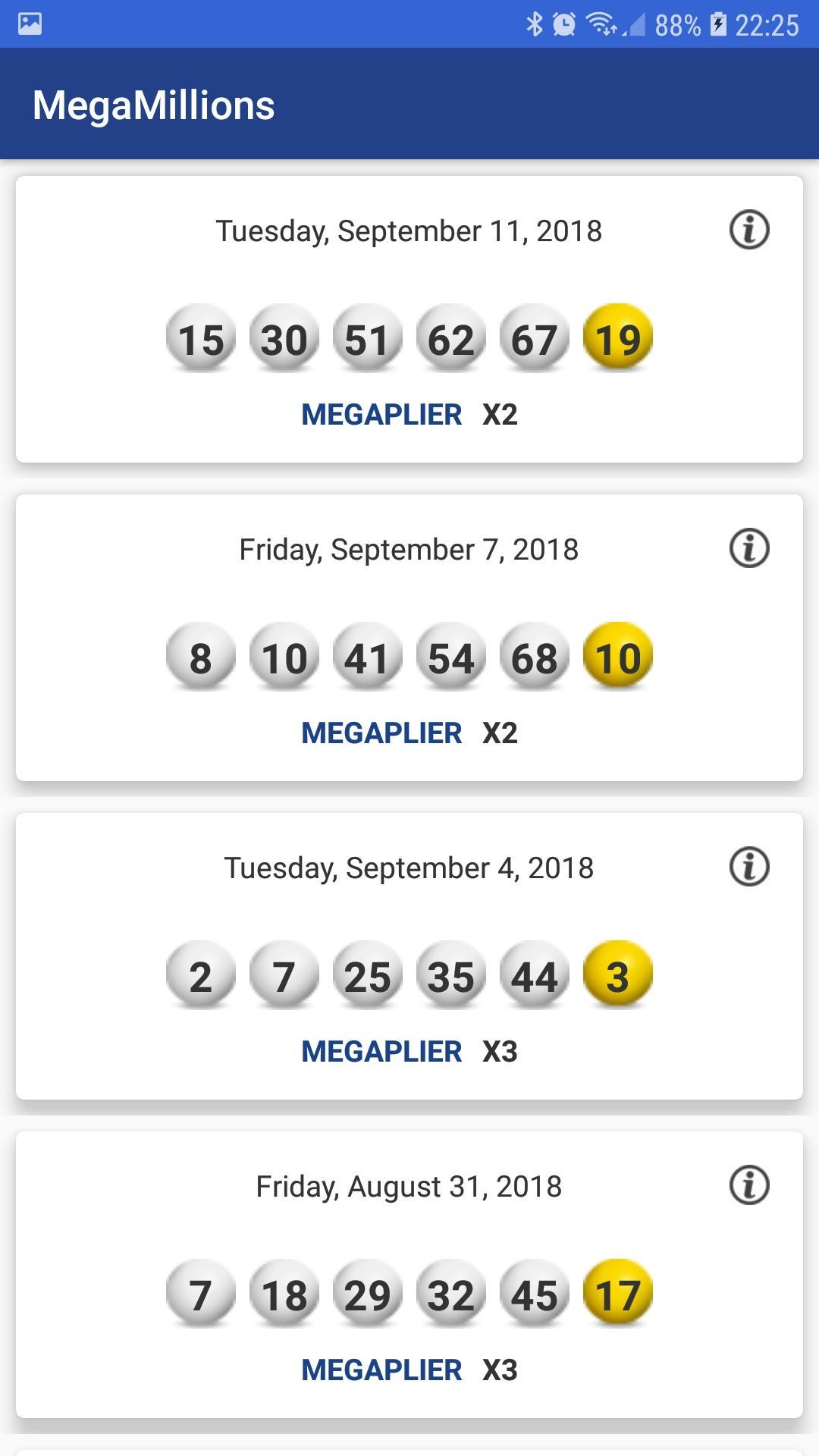 Español Números Ganadores Mega Millions Resultados De Ayer Mega