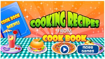 Cook Book Recipes Cooking game Affiche