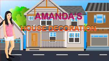 Amandas house decorations Affiche