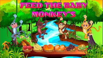 Feed the monkeys poster