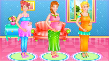 Pregnant Mommy Daily Care Game اسکرین شاٹ 1