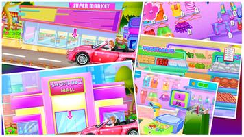 Shopping and Cooking Girl Game imagem de tela 2