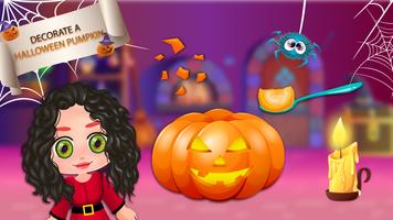 Halloween Fun Girl Makeup Game poster