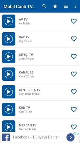 Mobil Canlı Tv izle APK für Android herunterladen
