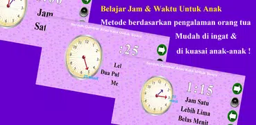 Belajar Membaca Jam & Waktu