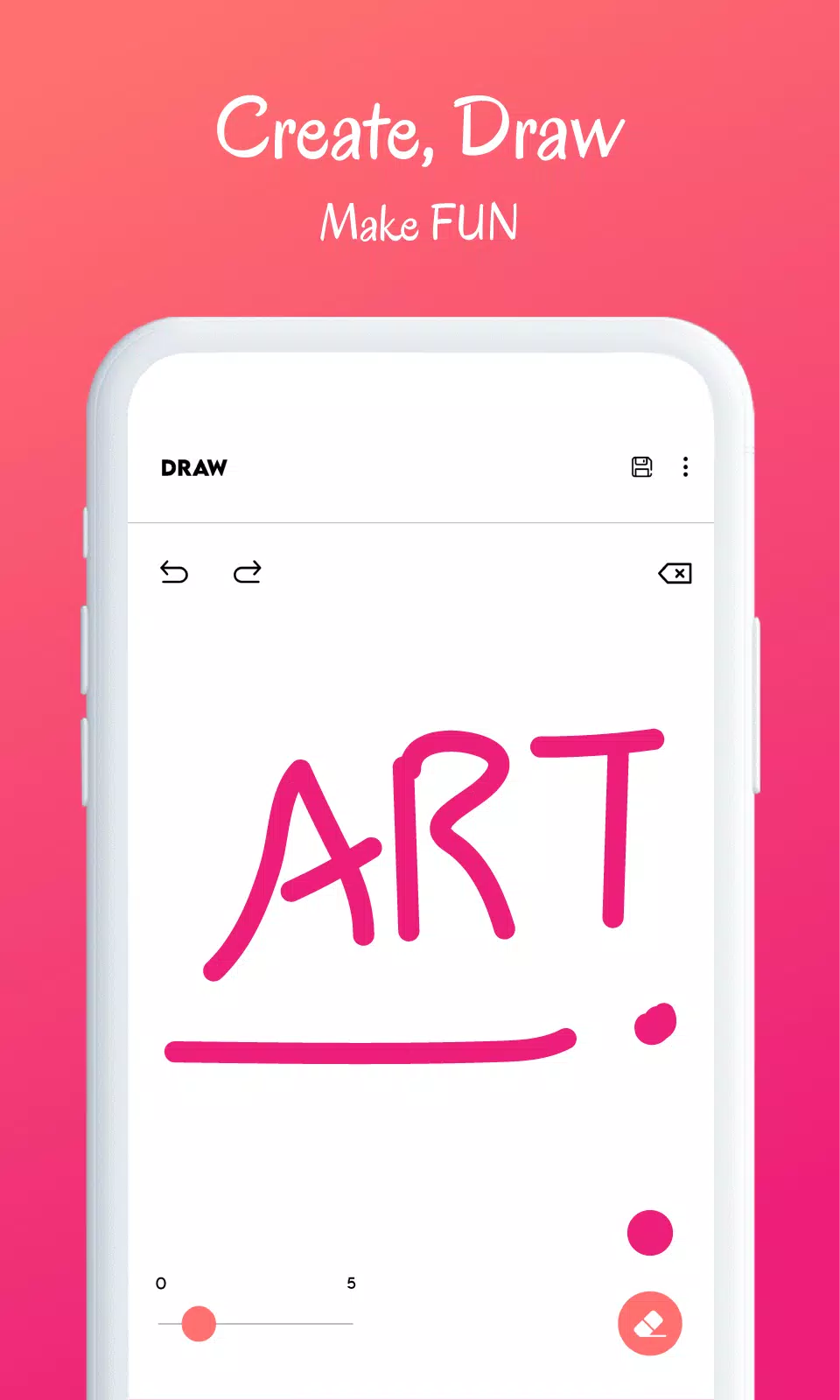 Drawing Pad, an easy finger paint app . Draw and paint sketchbook
