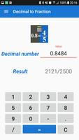 Decimal to Fraction poster