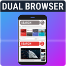 Dual Screen Browser - Split Screen Web Browser APK