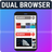 Dual Screen Browser - Split Screen Web Browser APK