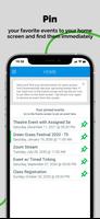 1 Schermata Mobile Event Manager