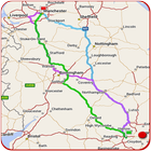 GPS Maps, Route Finder - Navig ikona