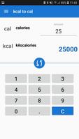 kcal to cal / kilocalorie to calorie Converter ảnh chụp màn hình 1
