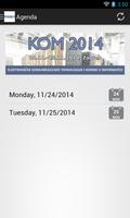 KOM 2014 conference स्क्रीनशॉट 1