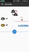 Lbs to Kg Ekran Görüntüsü 1