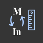 in to m converter - inches to meters icon