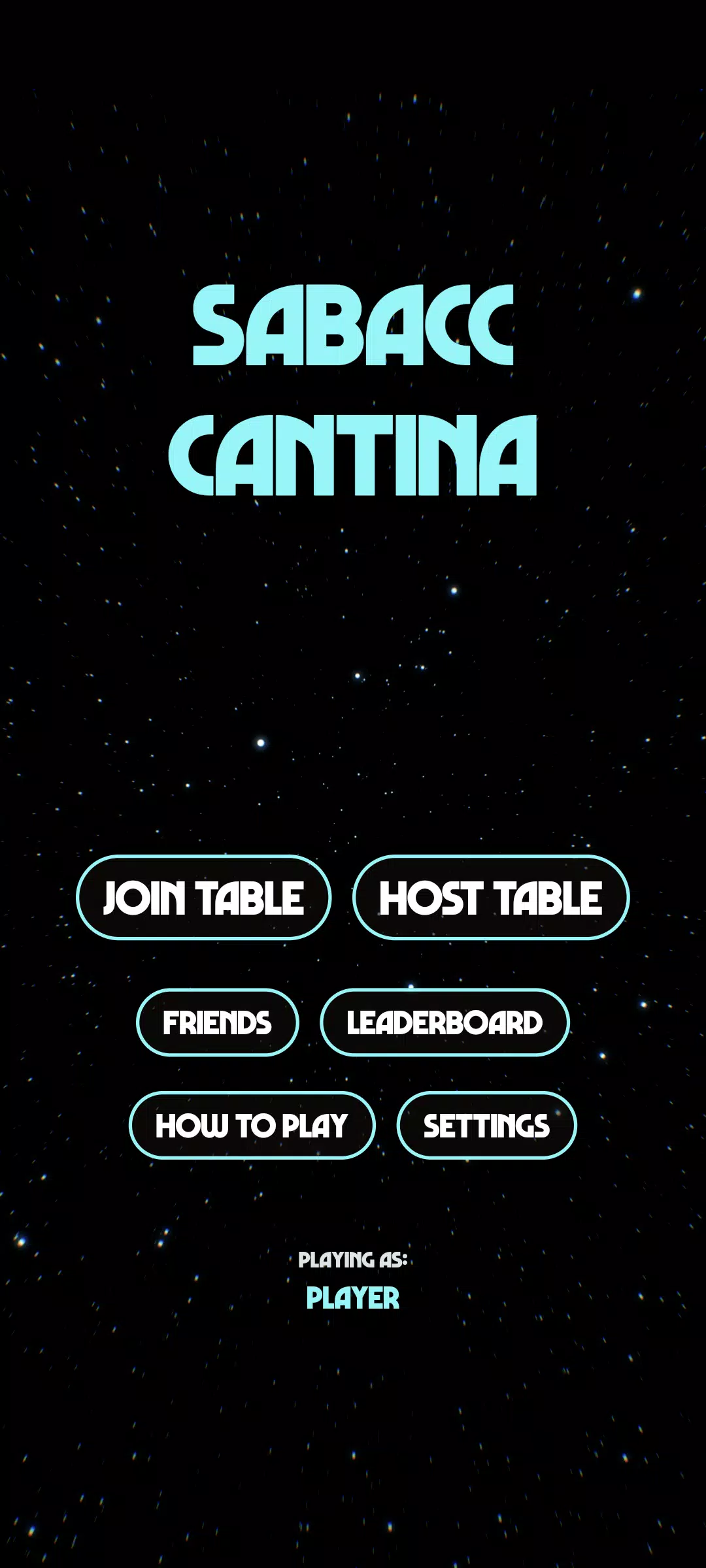 Sabacc Cantina