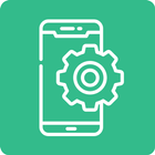 Mobile settings & Info icon