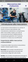 1 Schermata Corso di Meccanica del Moto