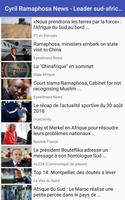 Cyril Ramaphosa News - Leader sud-africain capture d'écran 2