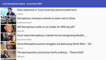 Cyril Ramaphosa News - przywódca RPA screenshot 1