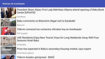 Noticias de Azerbaiyán captura de pantalla 1