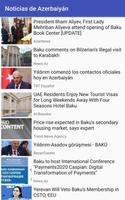 Noticias de Azerbaiyán captura de pantalla 2