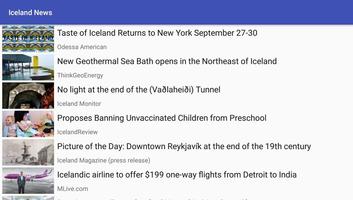 Iceland News screenshot 1