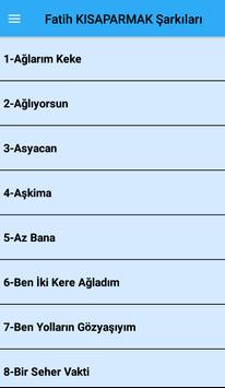 Android Icin Fatih Kisaparmak Turkuleri Internetsiz Apk Yi Indir