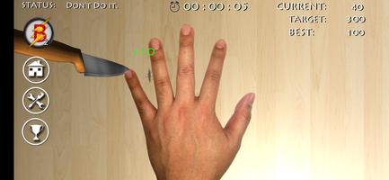 Finger Knife Game Roulette Par capture d'écran 2