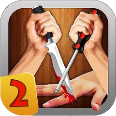 Finger Roulett 2 Messer Spiel