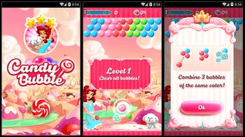 Candy Bubble Game - Bubble Shooter Affiche