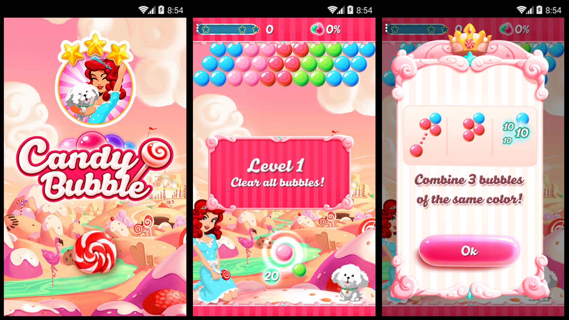 Bubble Shooter Candy 3 