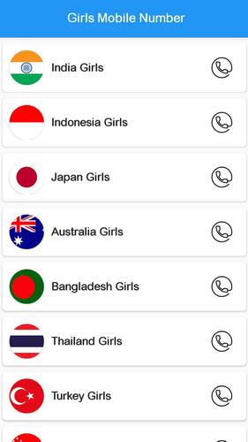 Thailand girls number