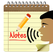 Suara buku nota aplikasi