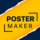 Self Poster Maker Design Logo 아이콘