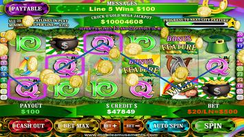 Crock O'Gold Rainbow Slots Affiche