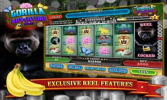 Gorilla Adventure Slots ảnh chụp màn hình 3