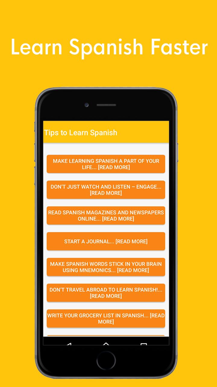 30+ Tips to Learn Spanish Fast Online for Android - APK Download