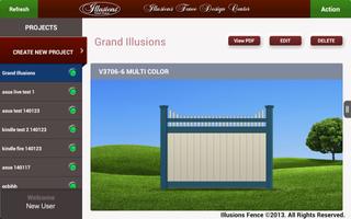 پوستر Illusions Fence Design Center