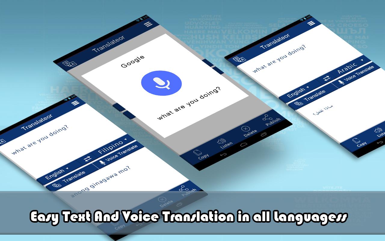 الكل اللغات مترجم حر صوت ترجمة For Android Apk Download