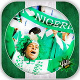 Nigeria Independence Day Frame ícone